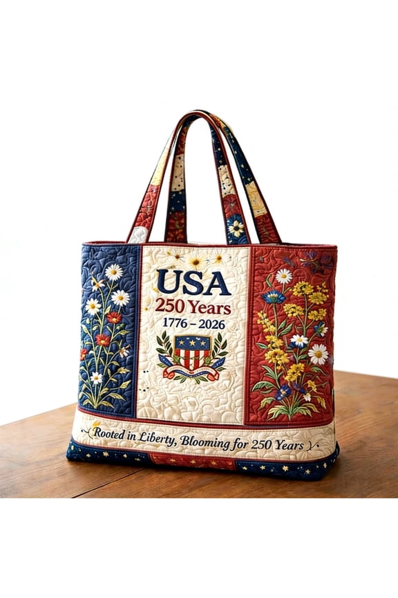 American Flag Canvas Tote Bag with Zipper, Large Capacity Beach Bags for Women, Travel Shoulder Ba