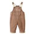 thumbnail image 1 of MuXiKeJi Clothes Boys Corduroy Overalls Dungarees For Toddlers And Kids Soft Comfortable Adjustable Straps Casual Wear Durable Stylish Childrens Garment, 1 of 7