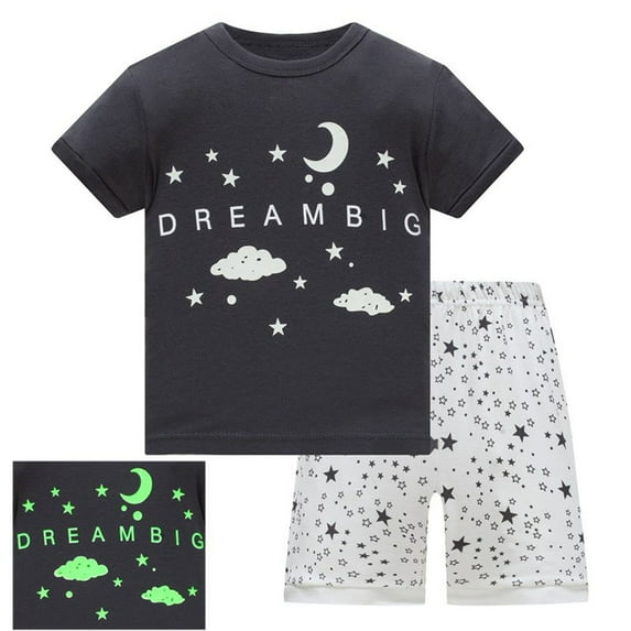 MuXiKeJi Clothes Boys Girls Oktoberfest Set Short Sleeve Tee and Shorts Pajamas Comfortable Kids Sleepwear Casual Play Outfit