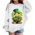 thumbnail image 1 of MuXiKeJi Clothes Boys Girls St. Patrick's Day Sweatshirt Shamrock Long Sleeve Pullover Irish Cotton Shirts Kids Holiday Festival Tops, 1 of 4