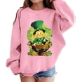 thumbnail image 1 of MuXiKeJi Clothes Boys Girls St. Patrick's Day Sweatshirt Shamrock Long Sleeve Pullover Irish Cotton Shirts Kids Holiday Festival Tops, 1 of 4