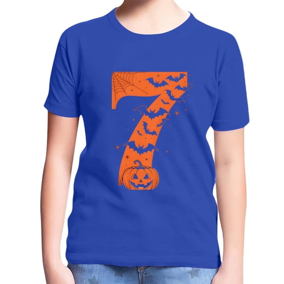 MuXiKeJi Clothes Boys Halloween Graphic Tee Short Sleeve Shirt Comfortable Holiday Party Outfit For Kids