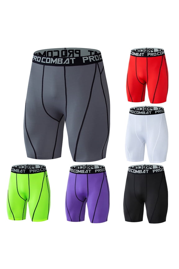 Compression Shorts for Men Spandex Sport Shorts Athletic Workout Running Performance Baselayer Underwear