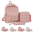 thumbnail image 1 of MuXiKeJi Clothes Cute Backpack Set for Women Kawaii Bow 3pcs Kawaii Preppy Coquette College Travel Laptop Daypack, 1 of 9
