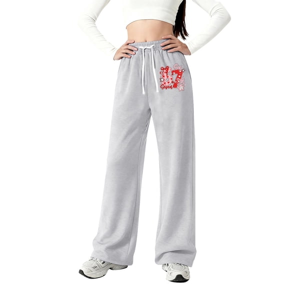 MuXiKeJi Clothes Girls' High Waist Pants Youth Wide Leg Trousers Blue Button Detail Casual Party School Spring Autumn Vintage Style 14-16Y