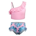 thumbnail image 1 of MuXiKeJi Clothes Girls Rash Guard Swimsuit 2-Pieces Long Sleeve Bathing Suit Kids Swimwear Sets 4-12 Years, 1 of 8
