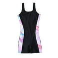 thumbnail image 1 of MuXiKeJi Clothes Girls Swimsuit Scalloped Ribbed One Piece Bathing Suit Adjustable Straps Teen Swimwear, 1 of 6