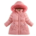 thumbnail image 1 of MuXiKeJi Clothes Girls Winter Down Coat Heavyweight Insulated Hooded Jacket Warm Lined Outerwear For Cold Weather, 1 of 9