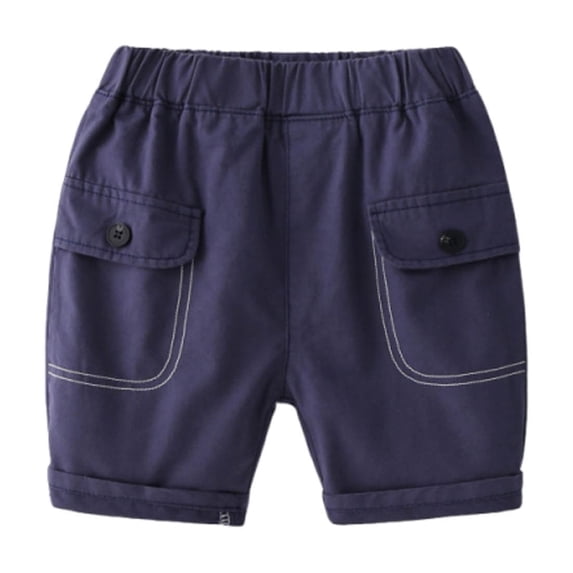 MuXiKeJi Clothes Little Boy Shorts Cute Print Elastic Waistband Cotton Boys Short Pants Casual Sports Shorts Kids Baby Summer Clothes