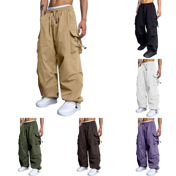 MuXiKeJi Clothes Mens Cargo Shorts 7 Inch Inseam Elastic Waist Stretch Work Shorts Relaxed Fit Hiking Chino Short Multi Pockets