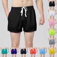 thumbnail image 1 of MuXiKeJi Clothes Mens Mesh Shorts 6Inch/9Inch Inseam Mens Athletic Shorts Breathable Fabric for Gym and Workouts, 1 of 6