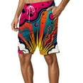 thumbnail image 1 of MuXiKeJi Clothes Mens Swim Trunks 9" Unlined Quick Dry Board Shorts with Zipper Pockets, 4-Way Stretch Bathing Suits for Beach, 1 of 4