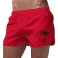 thumbnail image 1 of MuXiKeJi Clothes Mens Swim Trunks Bathing Suit Board Shorts Quick Dry with Compression Liner Beach Shorts with Pockets, 1 of 4