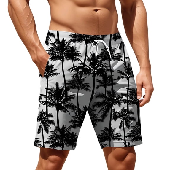 MuXiKeJi Clothes Mens Swim Trunks Bathing Suit Board Shorts Quick Dry with Compression Liner Beach Shorts with Pockets