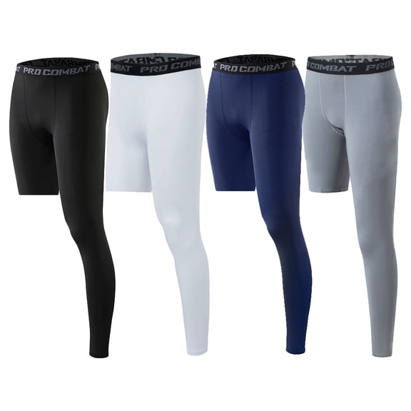 MuXiKeJi Clothes One Leg Compression Tights Long Pants Basketball Sports Base Layer Underwear Active Tight