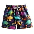 thumbnail image 1 of MuXiKeJi Clothes Swim Trunks Kids 7 High Stretch Cartoon Printed Beach Board Shorts Quick Drying Beach Bathing Suit Toddler Swimsuit Swimwear Beach Holiday Bathing Suits, 1 of 3
