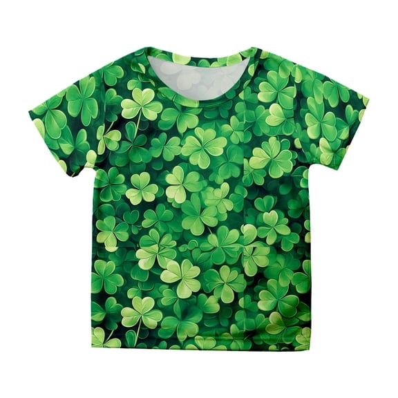 MuXiKeJi Clothes Toddler Baby Girl Boy St St Patricks Day Tops Shamrock Long Sleeve Sweatshirt Top Charm Pants Set