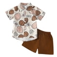 thumbnail image 1 of MuXiKeJi Clothes Toddler Boys Gentleman Easter Outfit Set Short Sleeve Cartoon Rabbit Print T-Shirt and Shorts for Kids, 1 of 7