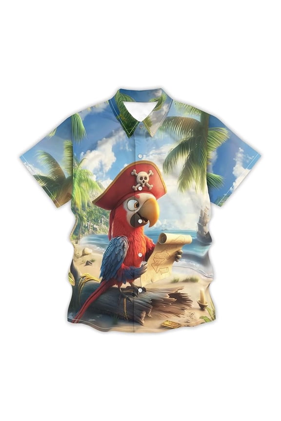 Toddler Polo Shirts Boys Button Down Shirt Graphic T-Shirts Short Sleeve T-Shirt Trendy Holidays Tops Tees Boy & Girl Unisex Toddler Children T Shirt