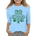 thumbnail image 1 of MuXiKeJi Clothes Toddler St. Patrick's Day Shirts Girls Boys Shamrock Graphic Tees St Patty's T-Shirt Irish Tops, 1 of 4