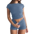 thumbnail image 1 of MuXiKeJi Clothes Two Piece Short Sets for Women Summer 2026 Matching Loungewear Travel Outfits Spring Beach Vacation Clothes, 1 of 8