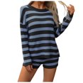 thumbnail image 1 of MuXiKeJi Clothes Two Piece Summer Outfits 2 Piece Sets Cruise Lounge Set Sleeveless Tank & Shorts Pajama Set with Pockets, 1 of 6