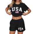 thumbnail image 1 of MuXiKeJi Clothes Women's 2 Piece Outfits Summer Bodycon Short Pants Workout Sets Biker Jogger Tracksuit, 1 of 4