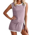 thumbnail image 1 of MuXiKeJi Clothes Women's 2 Piece Outfits Summer Bodycon Short Pants Workout Sets Biker Jogger Tracksuit, 1 of 6