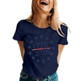 thumbnail image 1 of MuXiKeJi Clothes Women's America 250 Printed Casual T-Shirt United States 250Th Anniversary Patriotic Tee, 1 of 4