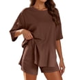thumbnail image 1 of MuXiKeJi Clothes Women's Summer 2 Piece Outfits Sleeveless Tank Top Matching Shorts Sets Lounge Sets Beach Vacation Cruise Clothes 2026, 1 of 6