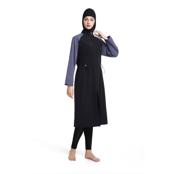 MuXiKeJi Clothes Womens Swimsuits 2 Piece Modest Swimwear Full Body Swimming Top Pants Long Sleeve Rash Guard