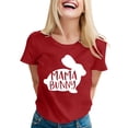 thumbnail image 1 of MuXiKeJi Clothes Womens Easter Shirts Easter's Day Cartoon Rabbit Short Sleeve T-Shirt Summer Tops Graphic Tees Tops, 1 of 5