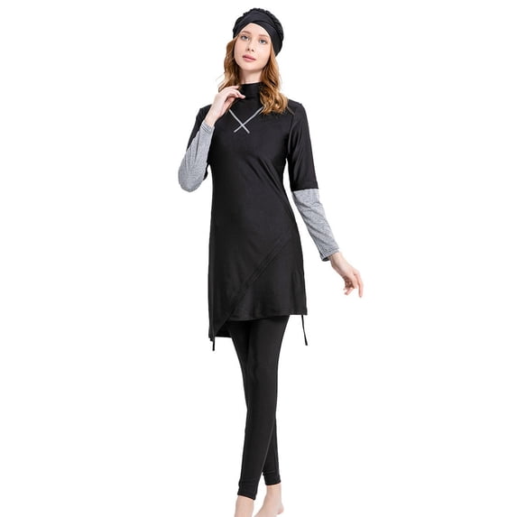 MuXiKeJi Clothes Womens Full Body Rash Guard with Built in Bra Long Sleeve One Piece Swimsuit Upf50+ Zip Front Bathing Suit