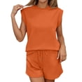 thumbnail image 1 of MuXiKeJi Clothes Womens Summer 2 Piece Short Sets Striped Oversized Matching Lounge Airport Travel Workout Beach Vacation Outfits, 1 of 6
