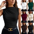 thumbnail image 1 of MuXiKeJi Clothes Womens Tops Dressy Casual Elegant Bow Tie Neck Short Sleeve Blouses Spring Office Work Business Outfits Shirts, 1 of 4