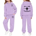 thumbnail image 1 of MuXiKeJi Clothes valentine outfit for 3t girls,Toddler Outfits for Girls Graphic Print Fashionable Pullover Tops and Jogger Pants 2pc Children's Suit, 1 of 4