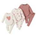 thumbnail image 1 of MuXiKeJi Clothes valentine outfit for girls,Toddler Girl Clothes 3t Cute Print Fashion Hoodie Pullover Tops and Pants Kids Fall Outfits Sweat Suit, 1 of 9