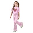 thumbnail image 1 of MuXiKeJi Clothes valentine outfit for girls size 8,Toddler Outfits for Girls 6t Graphic Print Fashionable Pullover Tops and Jogger Pants Tees Shorts Clothing Sets, 1 of 5