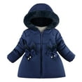 thumbnail image 1 of MuXiKeJi Girls Winter Warm Down Padded Jacket Thickened Fashion Outerwear Coats For Cold Weather, 1 of 4