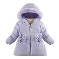 thumbnail image 1 of MuXiKeJi Girls Winter Warm Down Padded Jacket Thickened Fashion Outerwear Coats For Cold Weather, 1 of 4