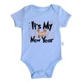 thumbnail image 1 of MuXiKeJi My First Year Clothes Baby Outfits Letter Print Romper Jumpsuit Set, 1 of 4