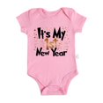 thumbnail image 1 of MuXiKeJi My First Year Clothes Baby Outfits Letter Print Romper Jumpsuit Set, 1 of 4