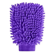 MuYan 2pcs Car Wash Mitts, Soft Microfiber Cleaning Gloves,Double-Sided Design,Scratch-Free,Strong Water Absorption,for Cars,Home,Furniture,Glass,Enhance Cleaning Efficiency,Gentle on Paint