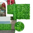 thumbnail image 1 of MuYan Artificial Plant Wall Decor,19.7"X 39.4",5.4 Sqftanti Camouflage Watermelon Leaves,Artificial Hedges Greenery Backdrop Wall for Balcony Indoor Outdoor Garden Fence Decor, 1 of 5