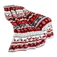 thumbnail image 1 of MuYan Christmas Gifts Christmas Blanket Holiday Reindeer Snowflake Printed Flannel Winter Warm Sofa Decoration Cover Blanket, 1 of 4