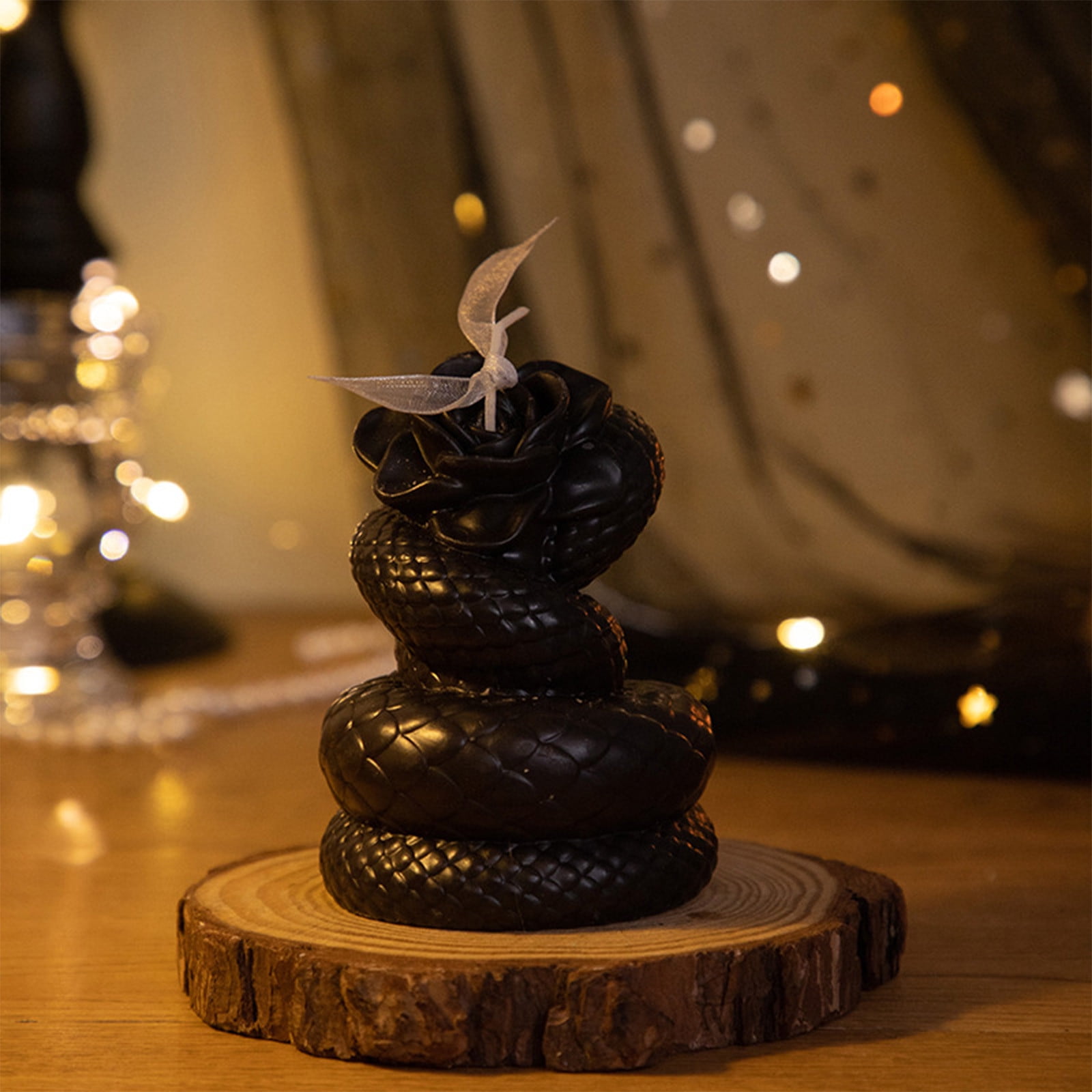 MuYan Deals of the Day Candle Snake and Roses Candle Arrangement