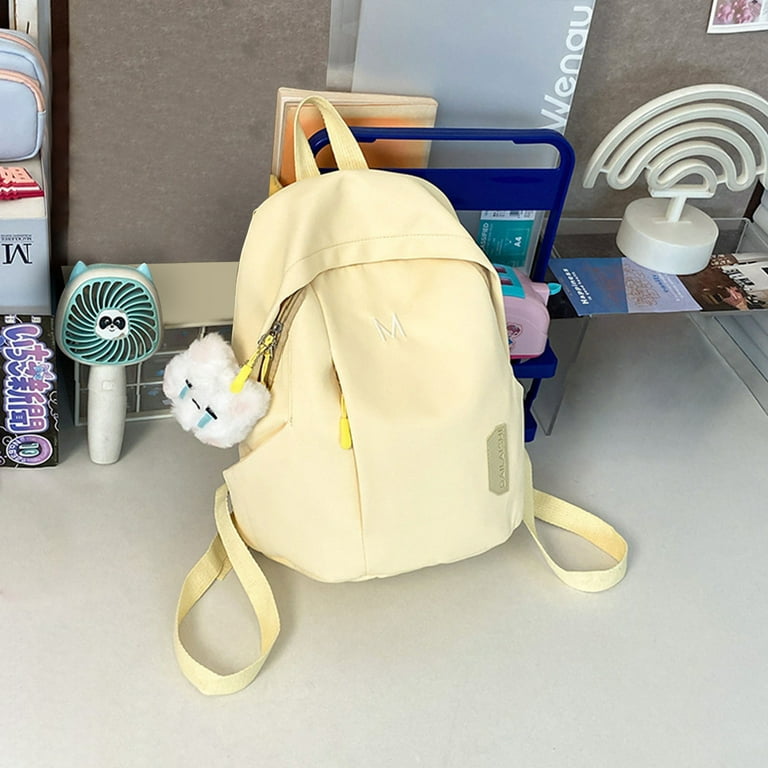 MuYan Summer Ins Preppy Style Color Backpack for Women All matching Small Schoolbag Travel Mini Backpack Walmart