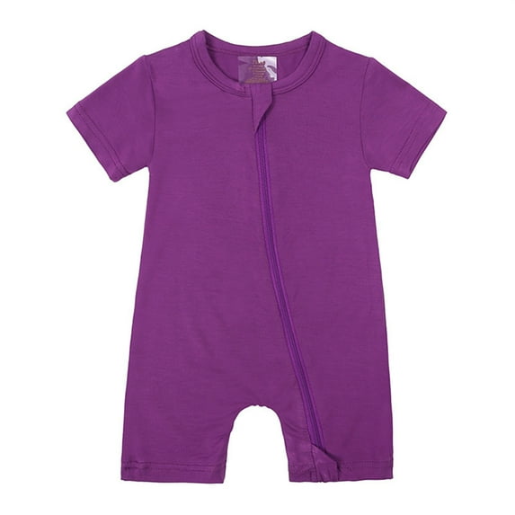 MuZeFu Baby Girl Clothes Clearance under $5 Toddler Kids Baby Girls Fashion Cute Child's Summer Jumpsuit Boys And Girls Baby Botton Short Sleeve Round Neck Cute Solid Shorts Rompers