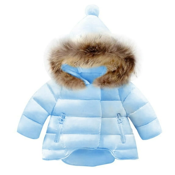 MuZeFu Girls Clothes 2-7t Clearance under $15 Baby Girls Boys Kids Hooded Snowsuit Coat Winter Warm Children Clothes Down Windproof Jacket Outerwear