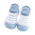 thumbnail image 1 of MuZeFu Kids Non Slip Socks Grip Ankle Sticky Toddler Sock Toddler Baby Boys Girls Cute Fashion Stripe Hollow Out Breathable Soft Non-slip Toddler Shoes, 1 of 9